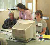 IPM Education and Publications director Mary Lou Flint (center) at NRCS session