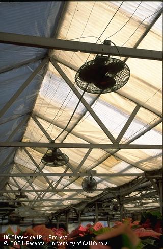 Environmental control in greenhouse.