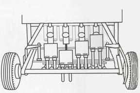 Illustration of a piston-driven aerifier