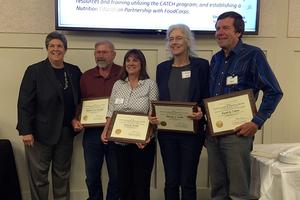 Glenda Humiston, Bob VanSteenwyk, Lucia Varela, Rhonda Smith, and Frank Zalom Photo by: P. Kan-Rice