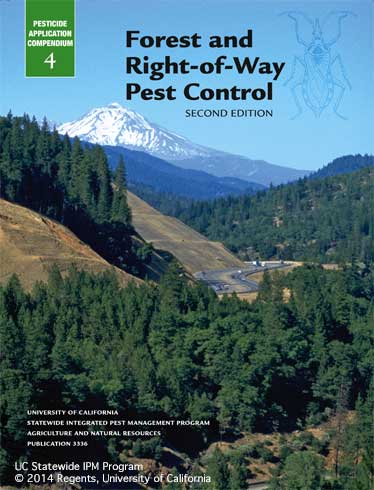 Publication 3336 Cover, Forest and Right-of-Way Pest Control Second Edition, Pesticide application compendium volume 4.